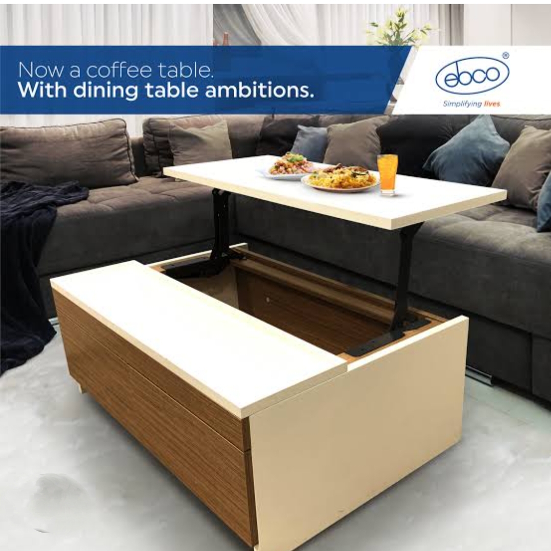 Ebco table lift 200 with damper softclose Lift-up top Coffee Table, Furniture Hardware Fitting Support Frame TL-200 (2325)