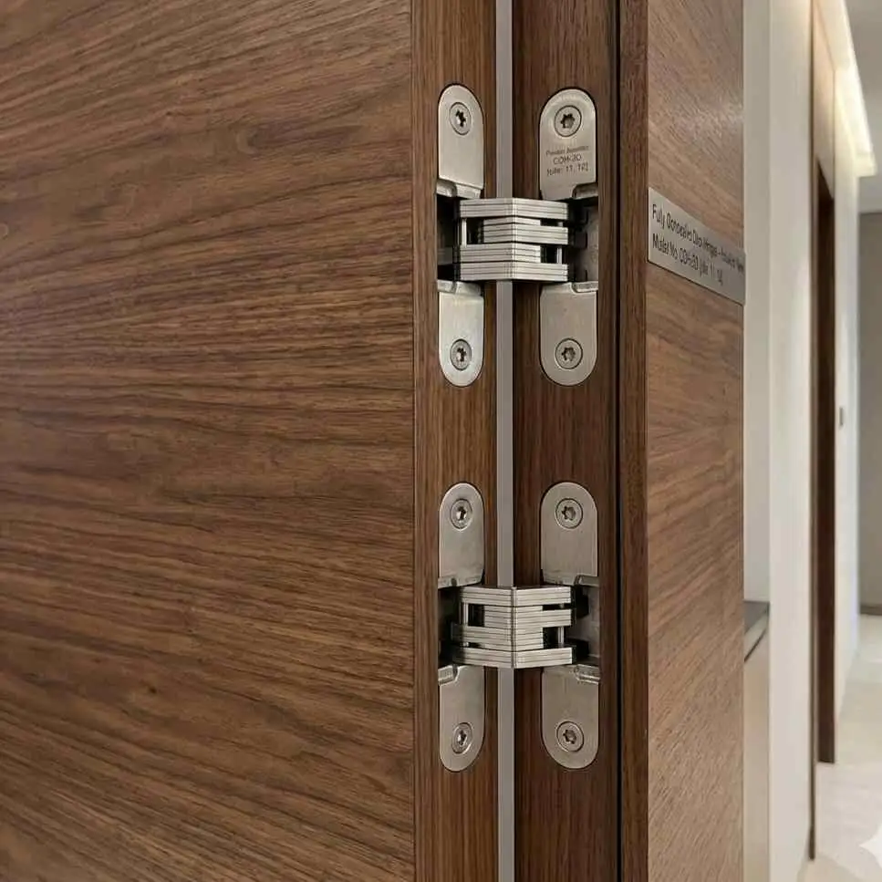 Concealed door hinge for hidden door 4/2/CDH5 (70mm*16mm)  SOS hinge steel finish set of 2pcs Zipco(ebco)(2919)