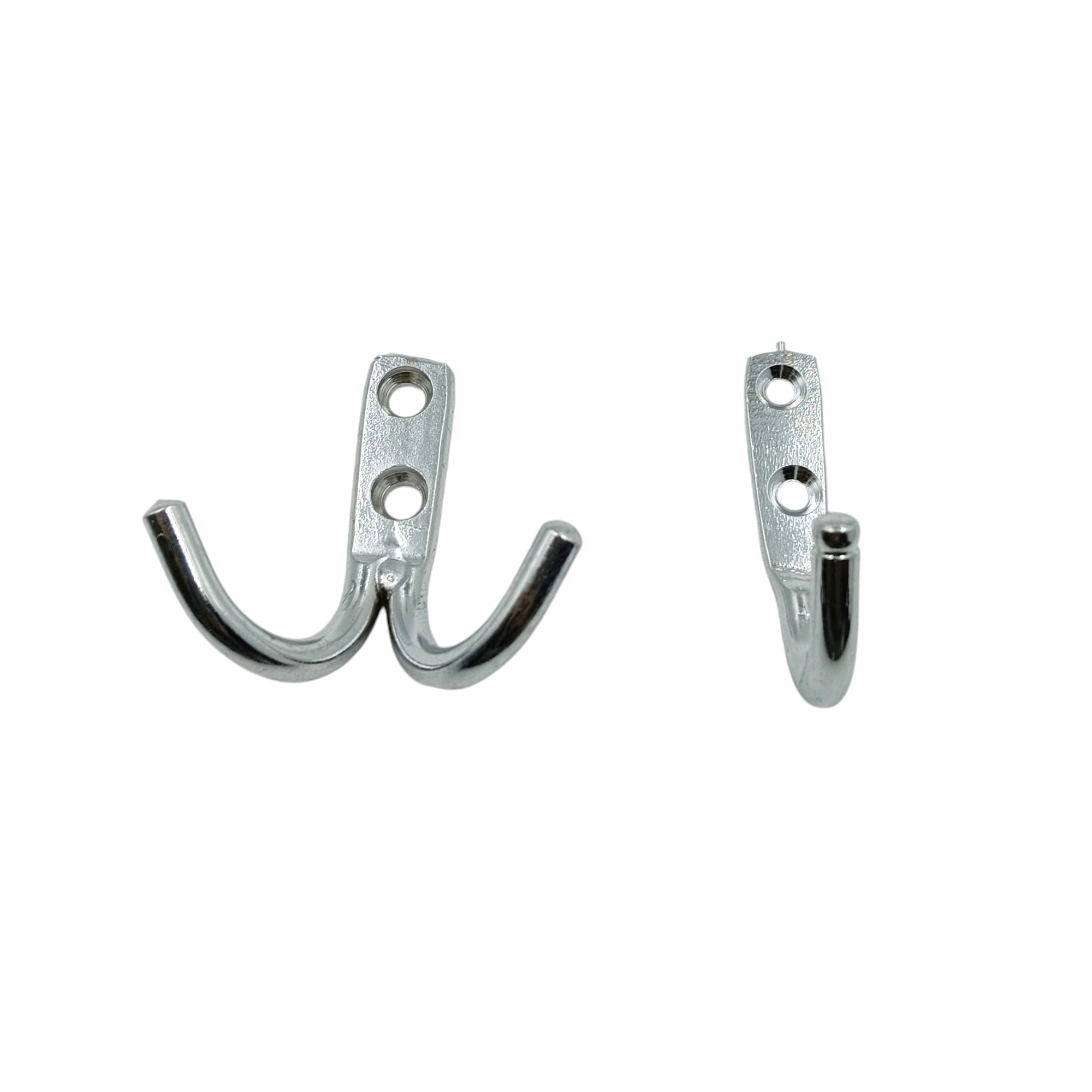 J hook single and double stainless steel curtain holder and hanger (2291)