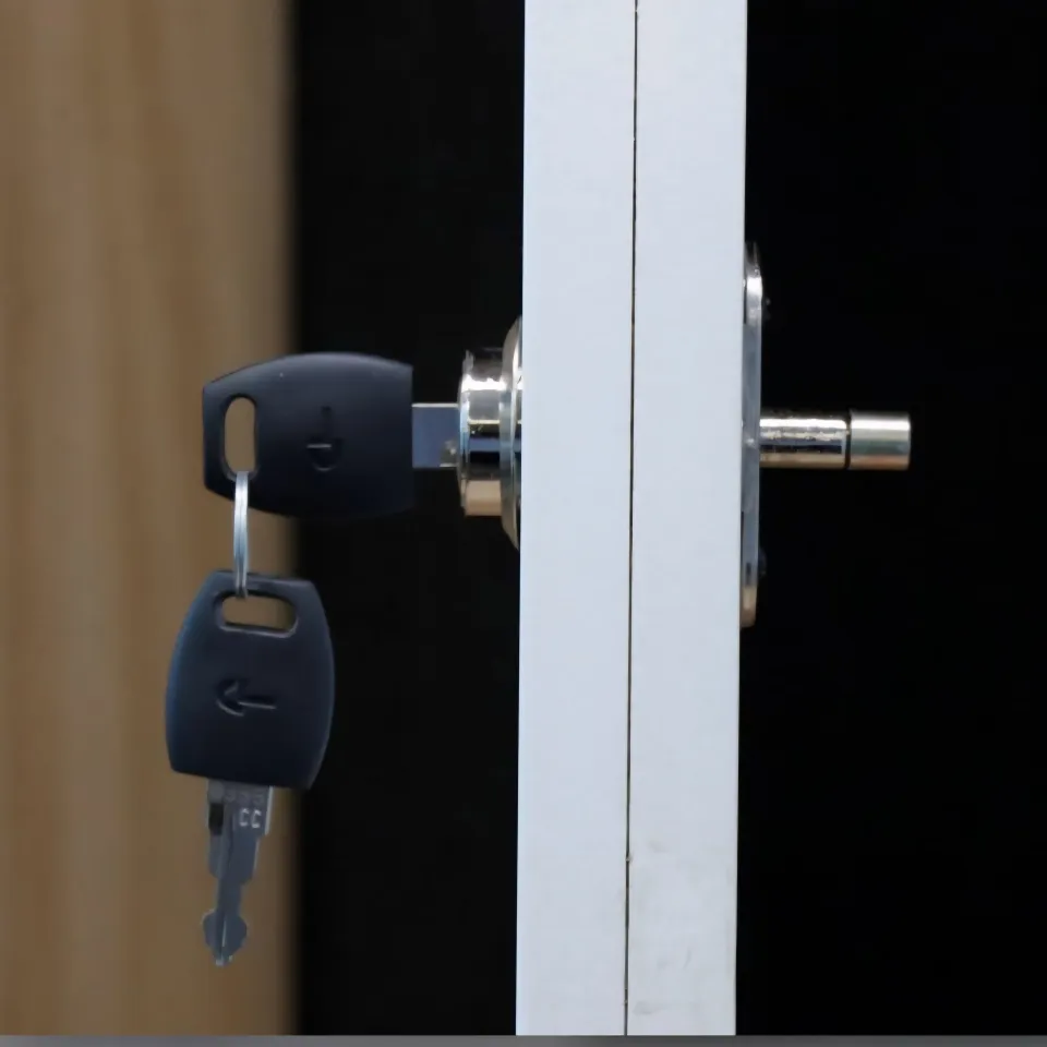 Ebco Center Push Lock MPT1-22mm for Double Sliding Wardrobe Doors  (1620)