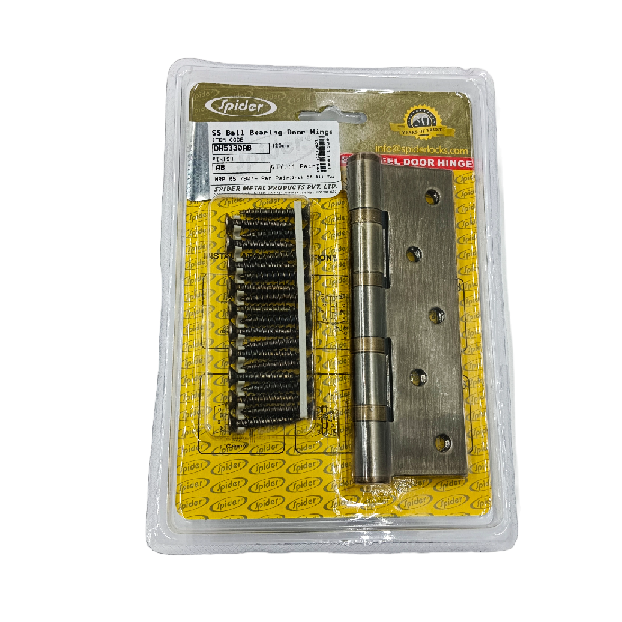 Door hinge antique ball bearing 5″*3mm spider DH5330AB heavy slow movement (1743)