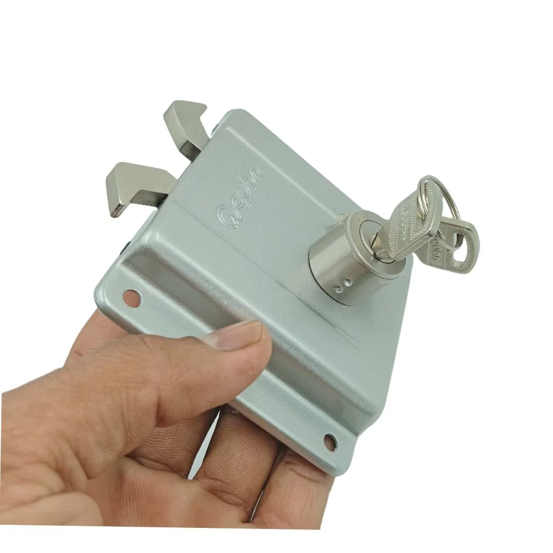 Sliding Door Side Lock Quba Furniq Q-203-SSL-25-SS Hook type 25mm with ultra key 3 years warrenty (2121)