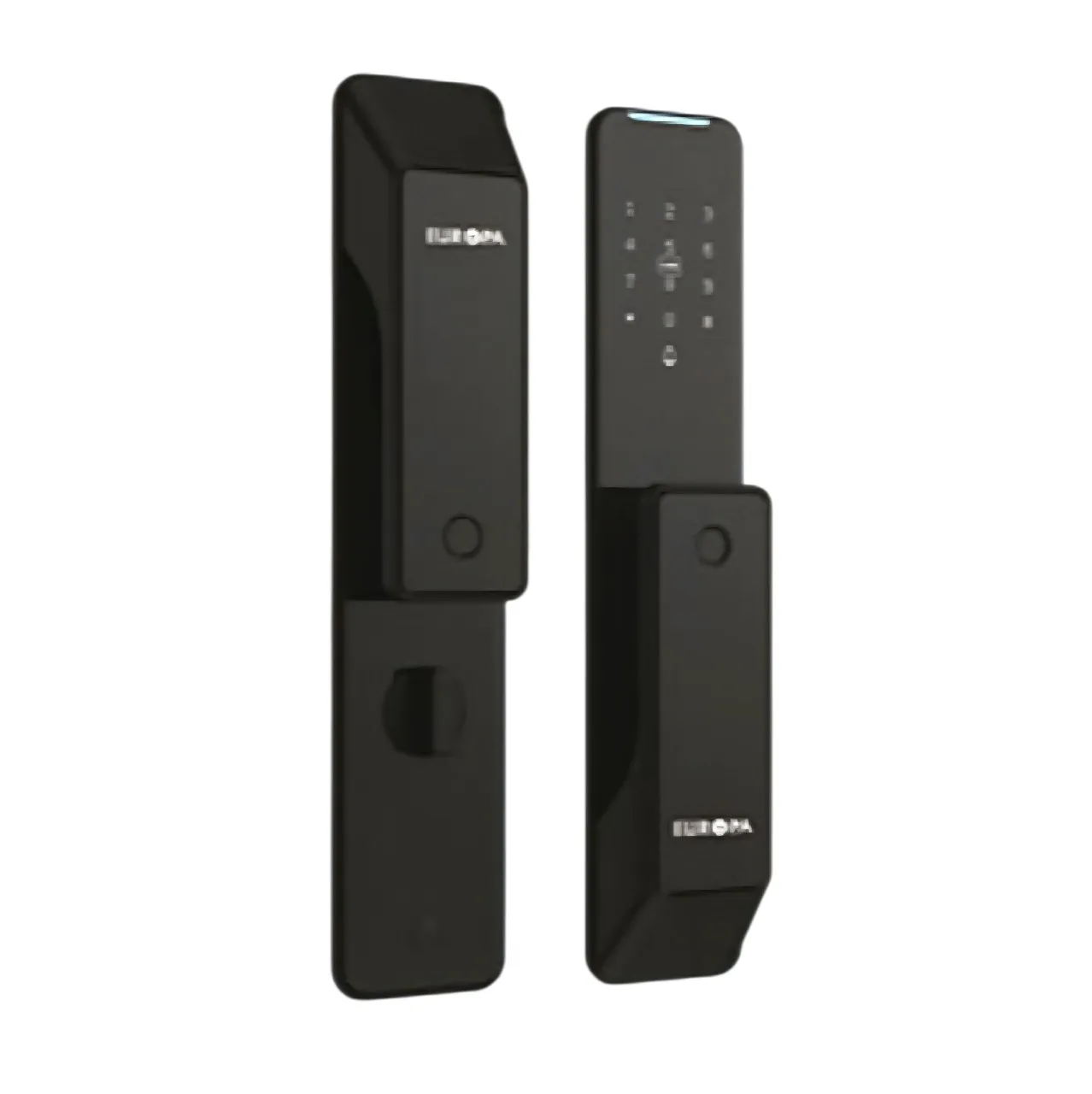 Europa Digital Lock EMD1661BLA – WiFi Enabled Smart Door Lock with Fingerprint, Password, RFID & Mechanical Key Access P2-A lock (2887)