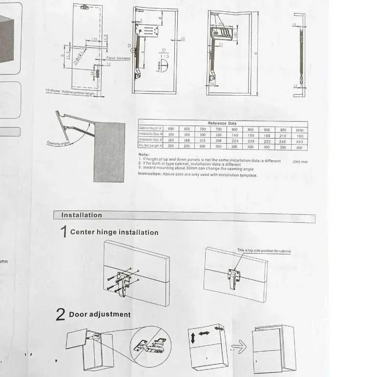 Bi-fold liftup system soft close double door lift up for kitchen cabinet doors 5 years warrenty  (1181)