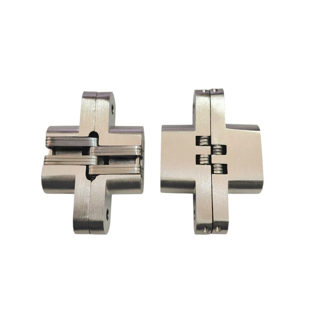Concealed door hinge for hidden door 4/2/CDH5 (70mm*16mm)  SOS hinge steel finish set of 2pcs Zipco(ebco)(2919)