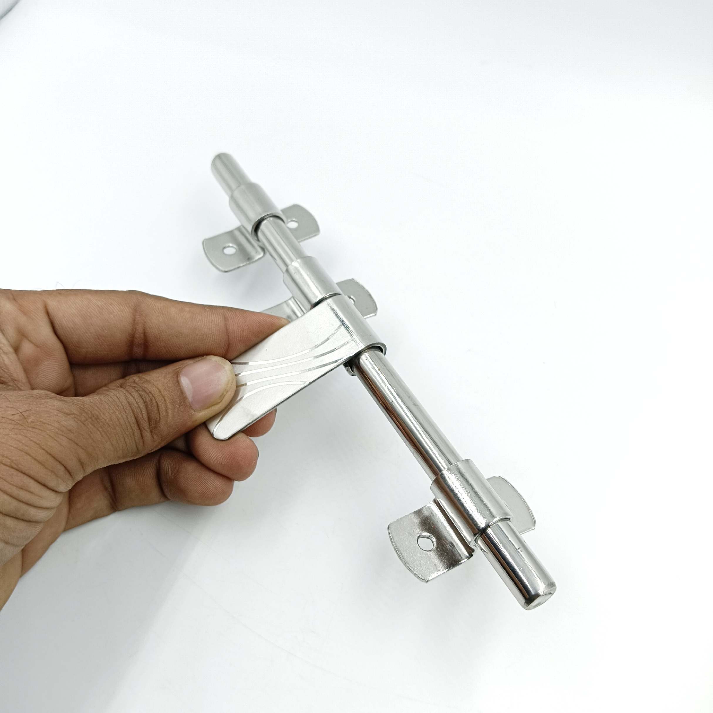 Door latch 8inch steel 12mm thickness stainless steel door aldrop from inside (1508)