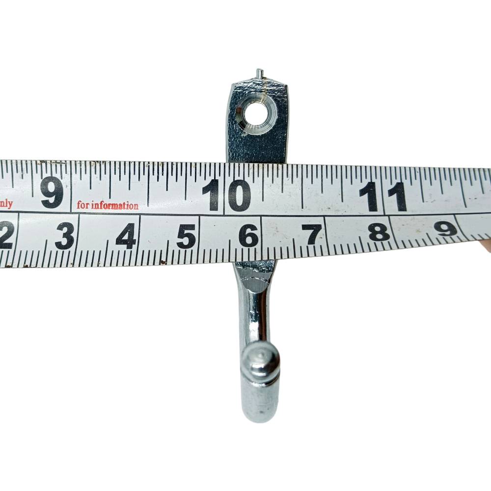 J hook single and double stainless steel curtain holder and hanger (2291)