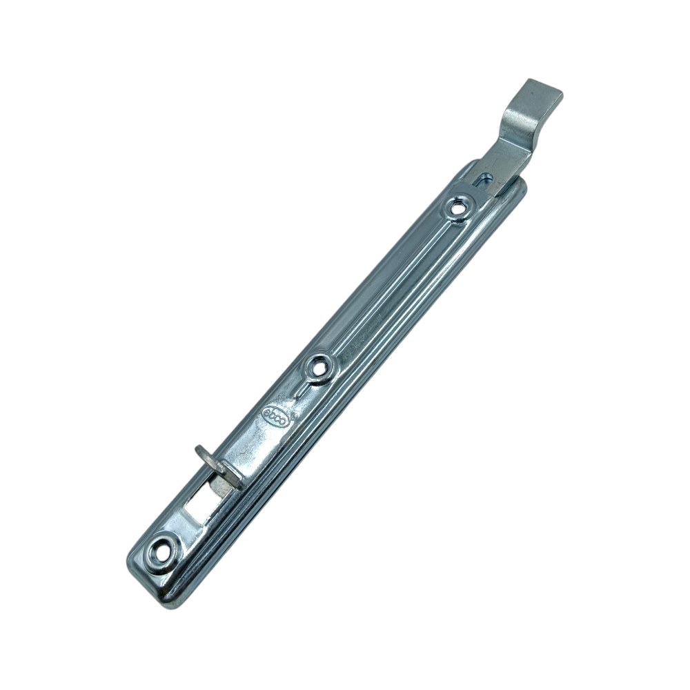 Ebco L tower bolt metal zinc coated for wardrobe door 2.5",4",6" L cranked LC-56,LC-96,LC-150 (2261)