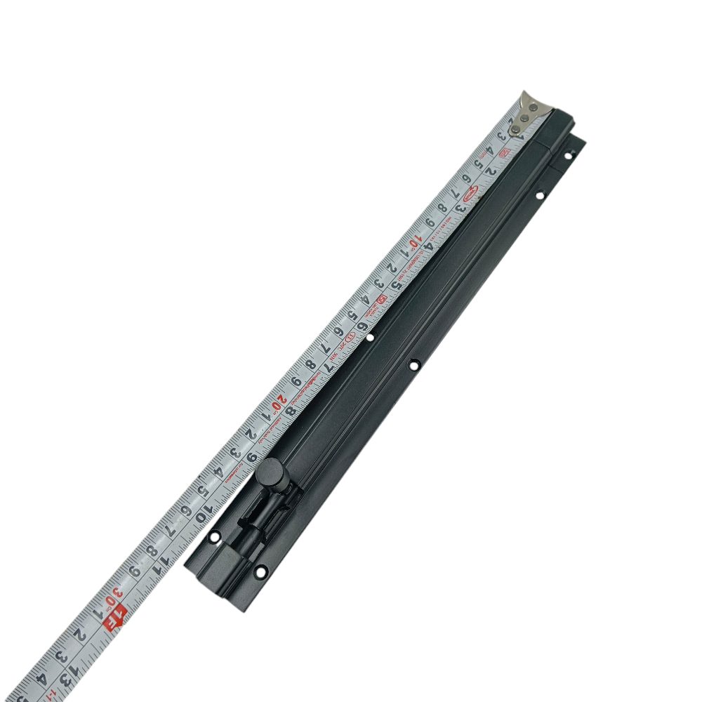 Maindoor Tower bolt Black matt finish 10mm rod 4",6",8",10" aluminium (2315)