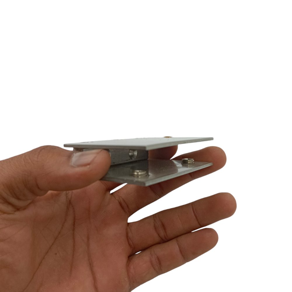 Folding bracket 2inch 8mm for glass shelf solid brass steel finish 2"*8mm (2327)