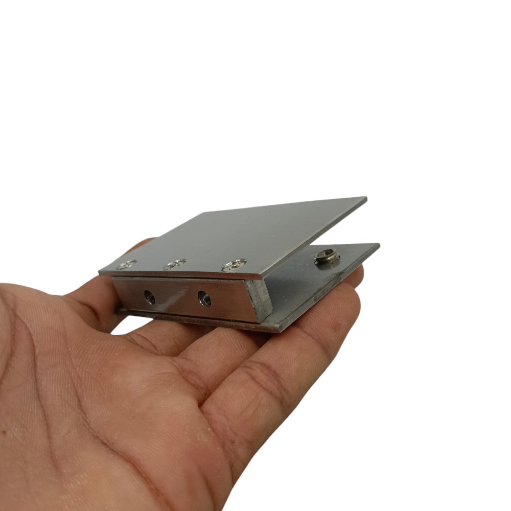 Folding bracket 2inch 8mm for glass shelf solid brass steel finish 2"*8mm (2327)