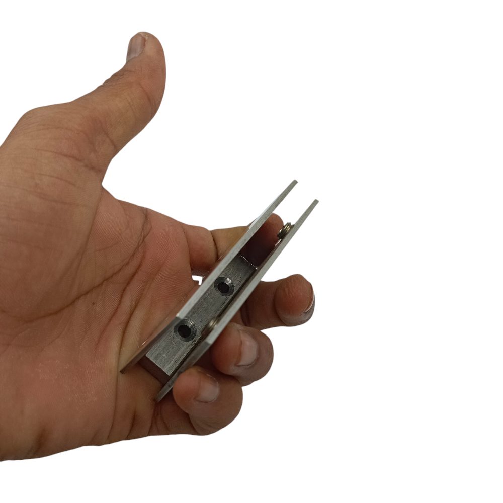 Folding bracket 2inch 8mm for glass shelf solid brass steel finish 2"*8mm (2327)