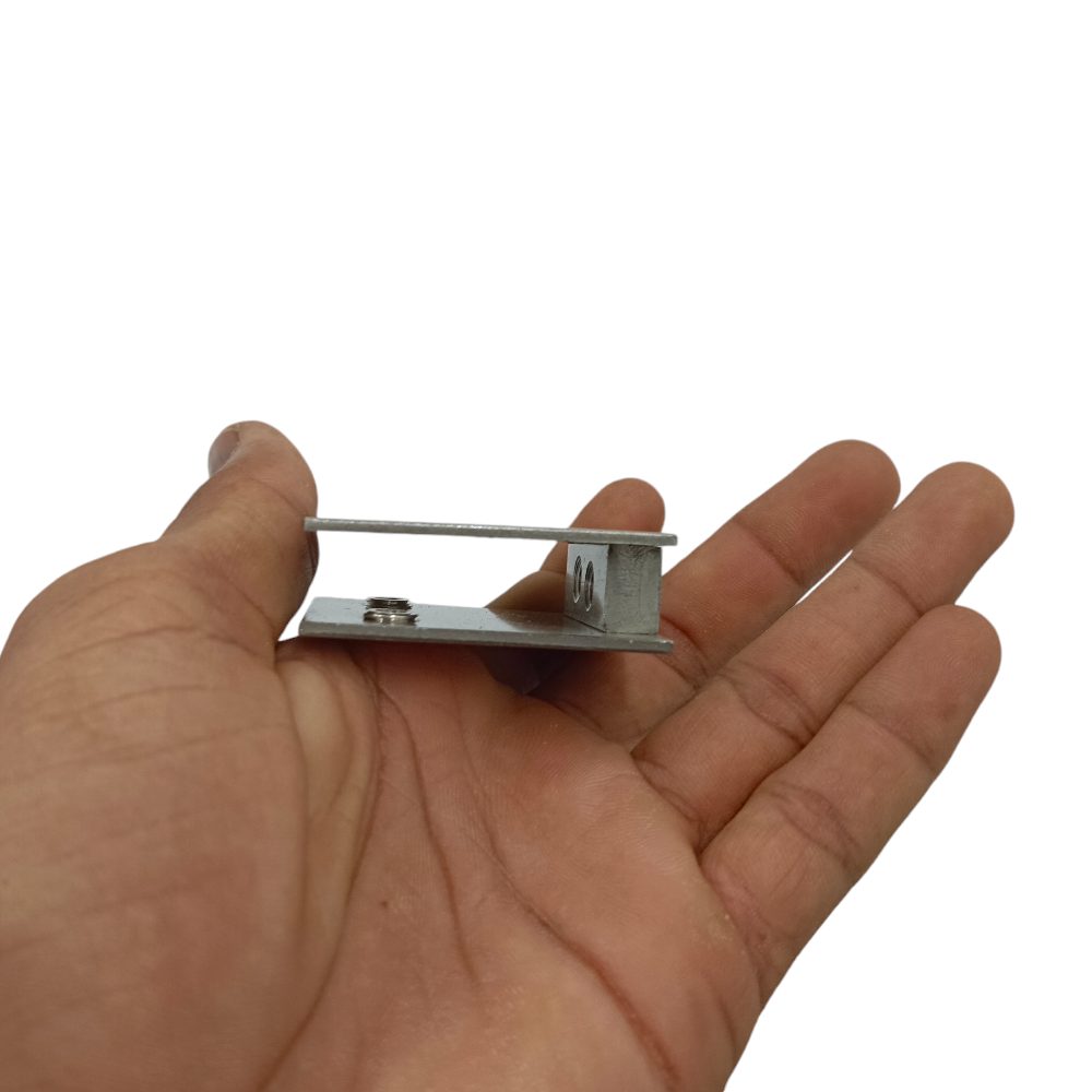 Folding bracket 2inch 12mm for glass shelf solid brass steel finish 2"*2"*12mm (2329)