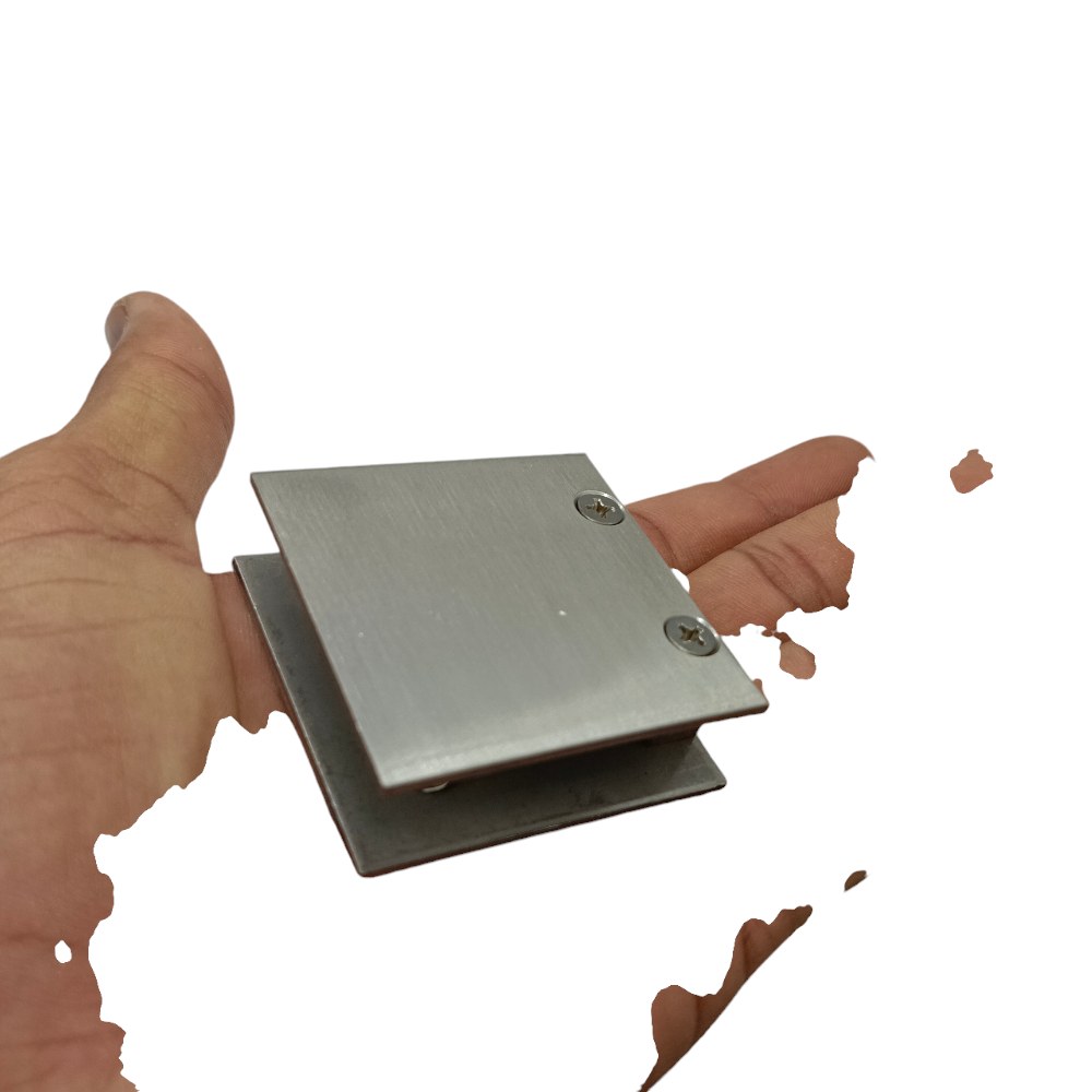 Folding bracket 2inch 12mm for glass shelf solid brass steel finish 2"*2"*12mm (2329)