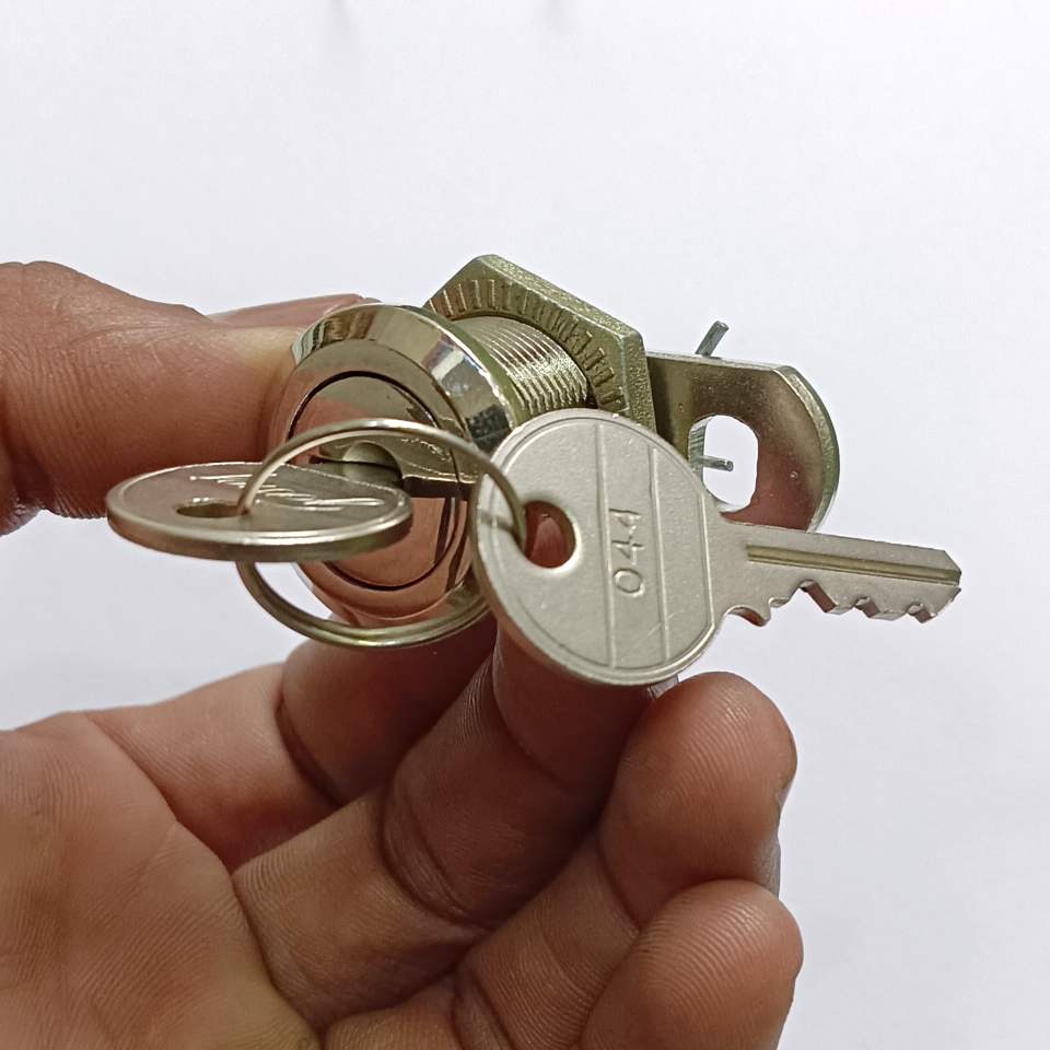 Godrej Cam Lock 5 lever 25mm 3097 with 2 Keys Drawer furniture Lock 12mm (2341)