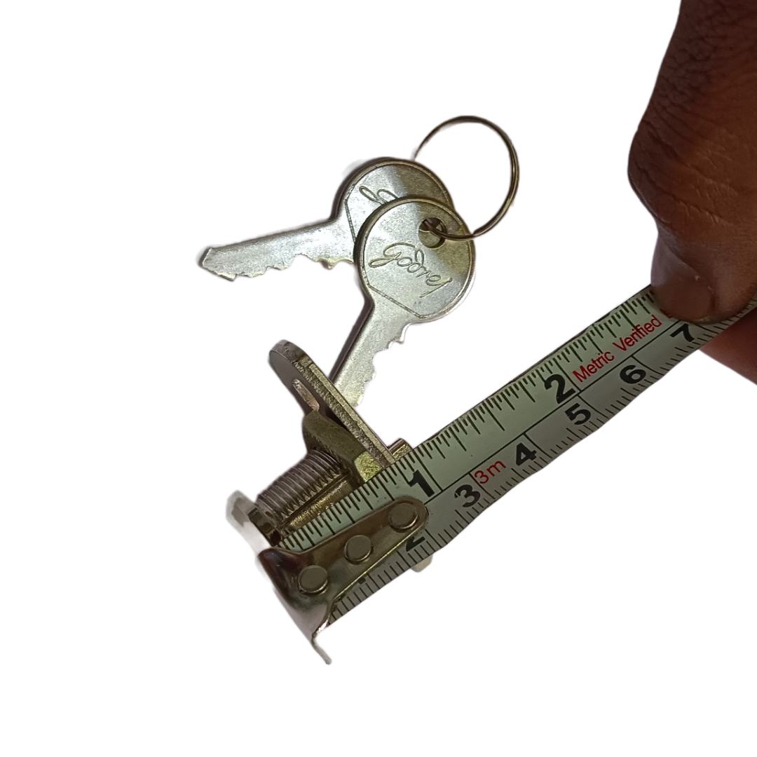 Godrej Cam Lock 5 lever 25mm 3097 with 2 Keys Drawer furniture Lock 12mm (2341)