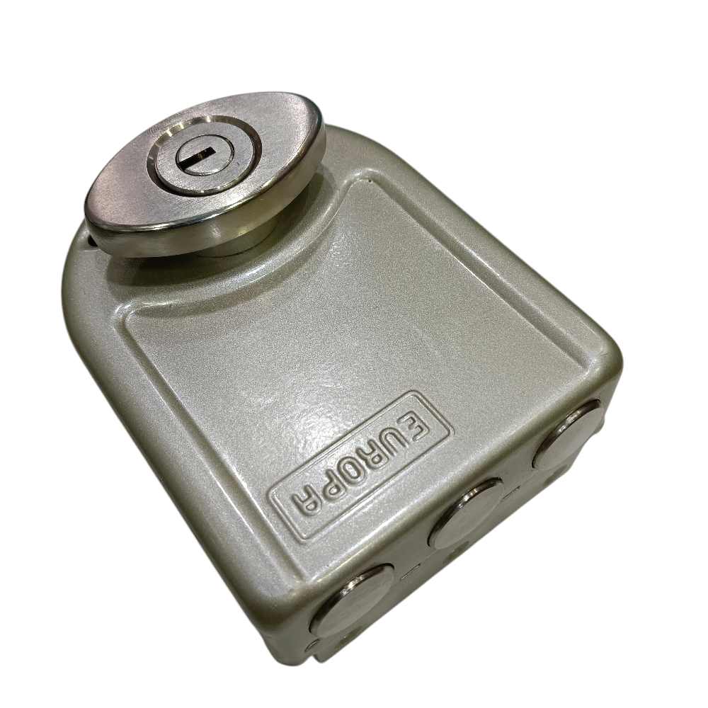 Europa maindoor lock steel finish lockable knob 8123NS tribolt 2ck 15 years warrenty(2448)