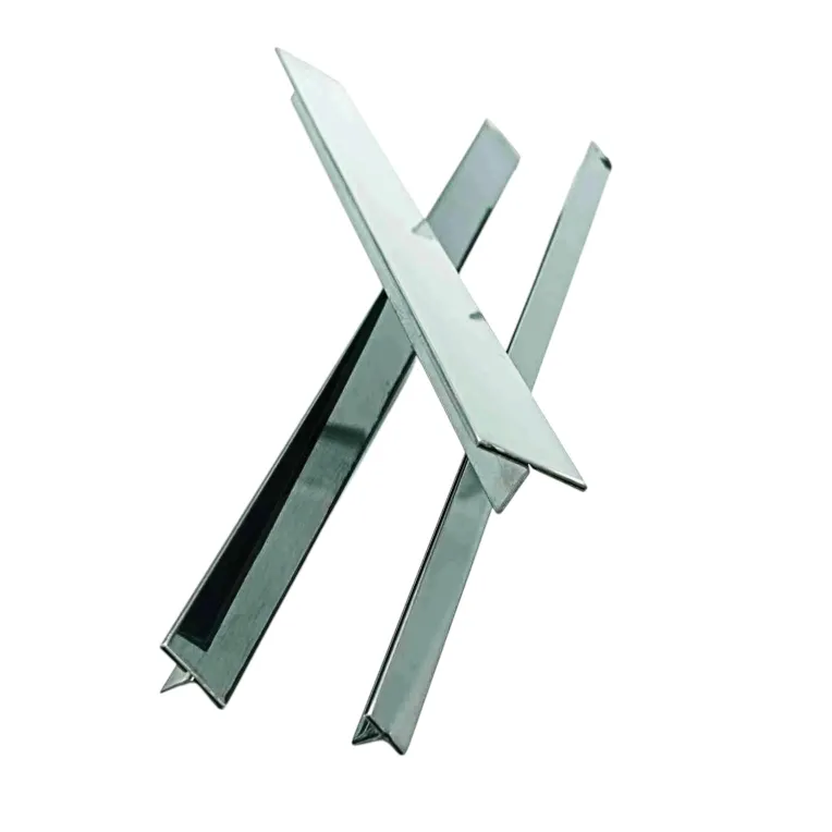 T patti s.s 304 pvd Black glossy finish 8mm,12mm,20mm width 10ft length(1008)