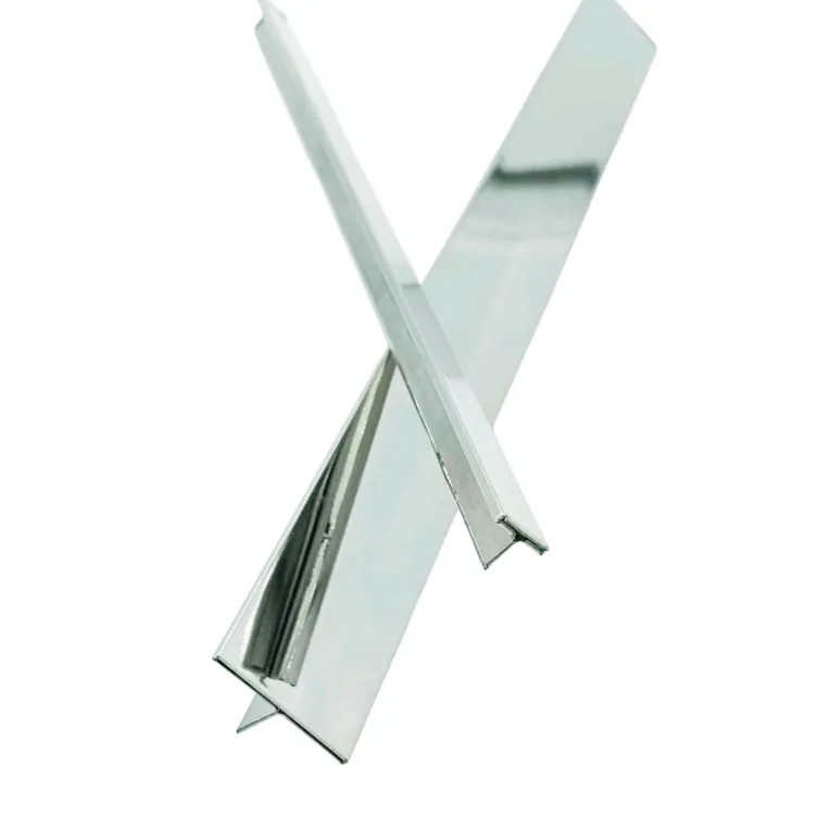 T patti s.s 304 pvd steel glossy finish 8mm,12mm,20mm width and length 10feet(1009)