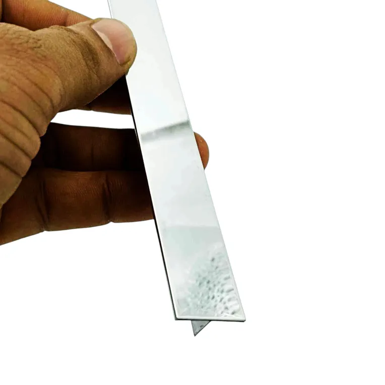 T patti s.s 304 pvd steel glossy finish 8mm,12mm,20mm width and length 10feet(1009)