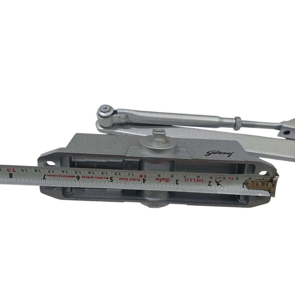 Godrej door closer 5285 cerus 85kg capacity 3years warrenty universal door closer silver finish (1025)