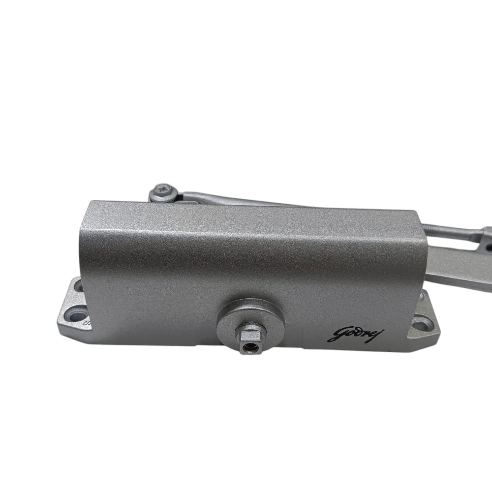 Godrej door closer 5285 cerus 85kg capacity 3years warrenty universal door closer silver finish (1025)
