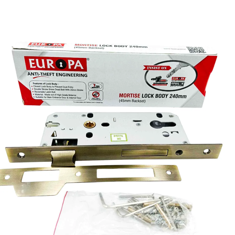 Europa mortise lock body 240mm B961AB 7 years warrenty (1026)