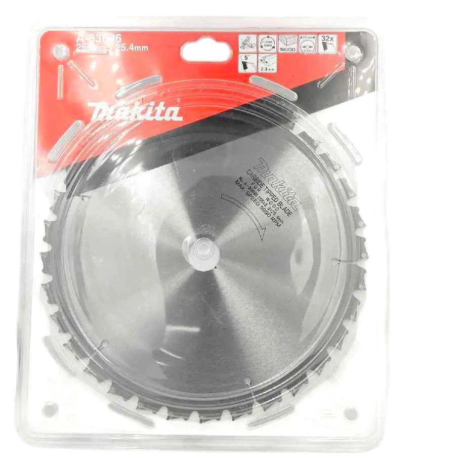 Makita Aluminium Cutting Blade 32Teeth 10inch | Carbide Tipped Circular Saw Blade 255×25.4mm A-83696(1036)