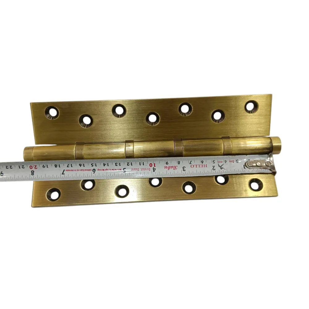 8inch Brass antique Ball Bearing Hinge 8"*3.5"*5mm extra heavy slow movement premium with ISO mark(1157)