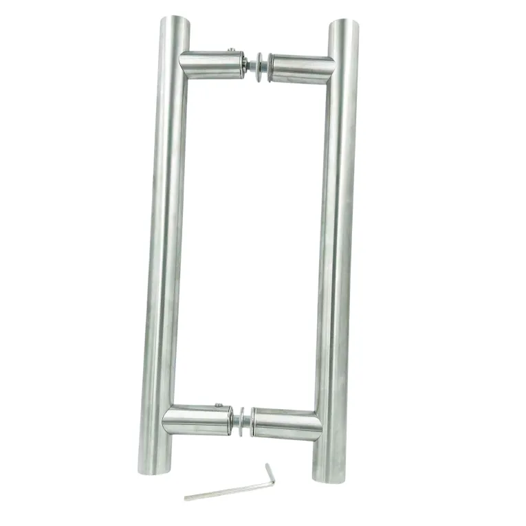 Glass door handle H type 22mm diameter s.s matt finish 8",10",12"(1103)