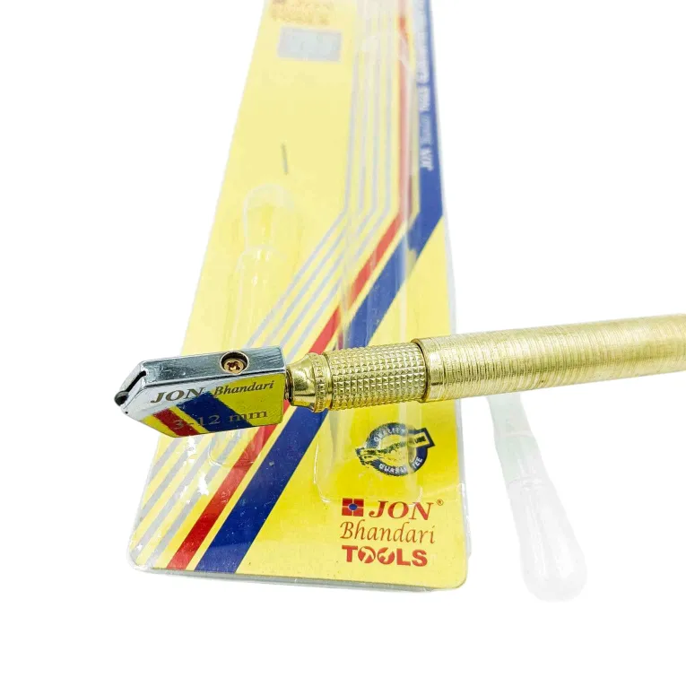 Glass cutter heavy wheel type oil filling jon bhandary tools 6"(1099)