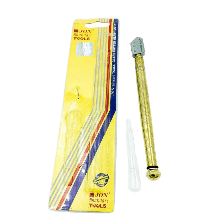 Glass cutter heavy wheel type oil filling jon bhandary tools 6"(1099)