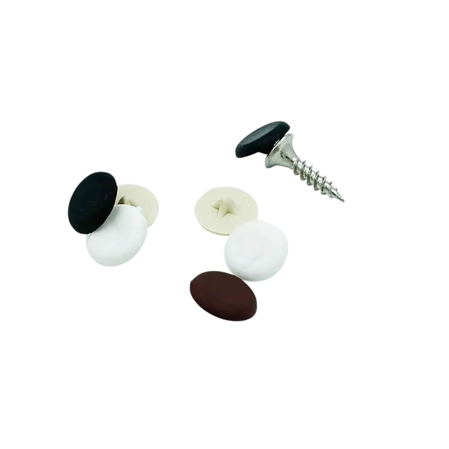 Star head screw cap white,black,Ivory,brown12mm  for covering screw(1112)