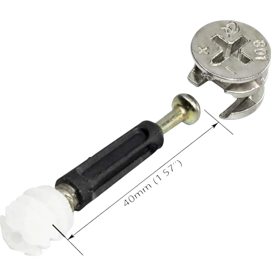 Mini fix fastener furniture connection screw Furniture Board Cam Fitting Pre-Inserted Nut, Cam Lock Nuts for Cabinet Drawer(1111)