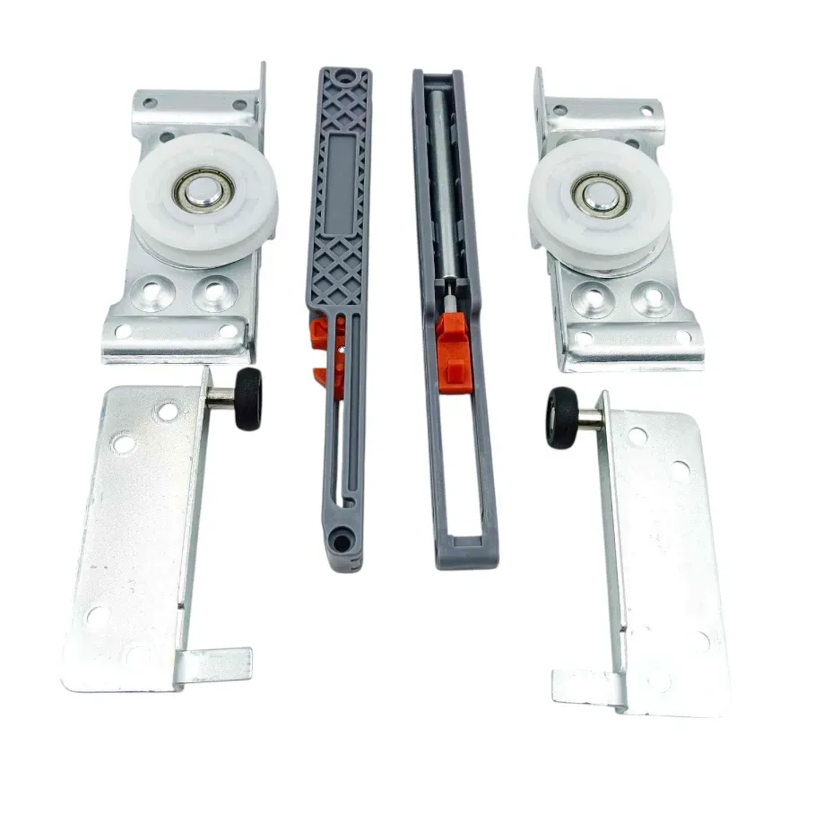 Sliding wardrobe wheel double track roller softclose (pack of 1set for 1door) (1214)