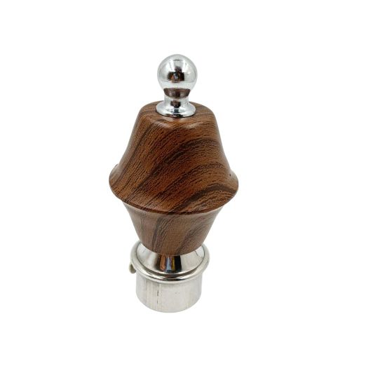 Steel Curtain bracket brown wengi new model premium 9044 (pack of 2pc bracket only)(1705)