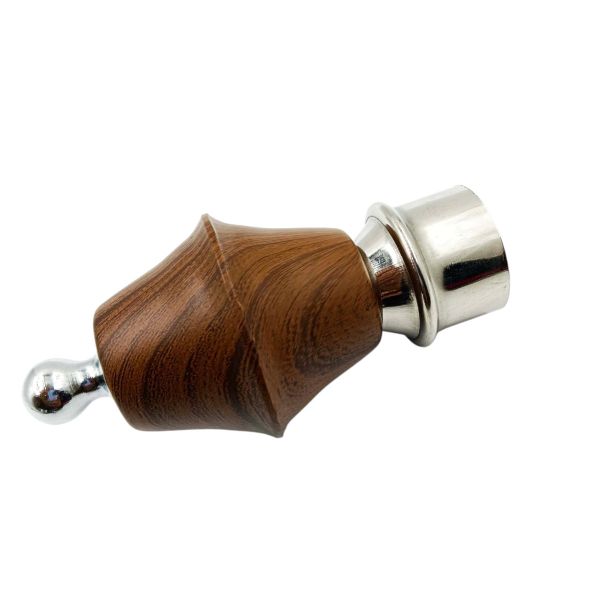 Steel Curtain bracket brown wengi new model premium 9044 (pack of 2pc bracket only)(1705)