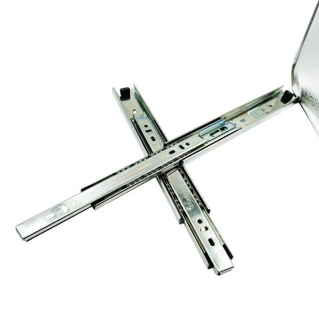 Telescopic channel 30kg capacity drawer channel zinc medium ball bearing 10",12",14",16",18",20" (1401)