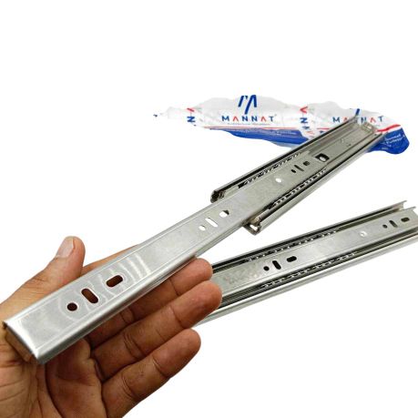 Stainless Steel Telescopic channel 45kg capacity drawer channel heavy  ball bearing 10",12",14",16",18",20" (1194)