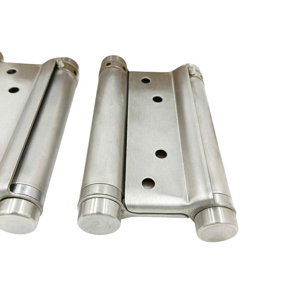 Spring door hinges both side open and automatic close hinges steel 4",5"(1138)