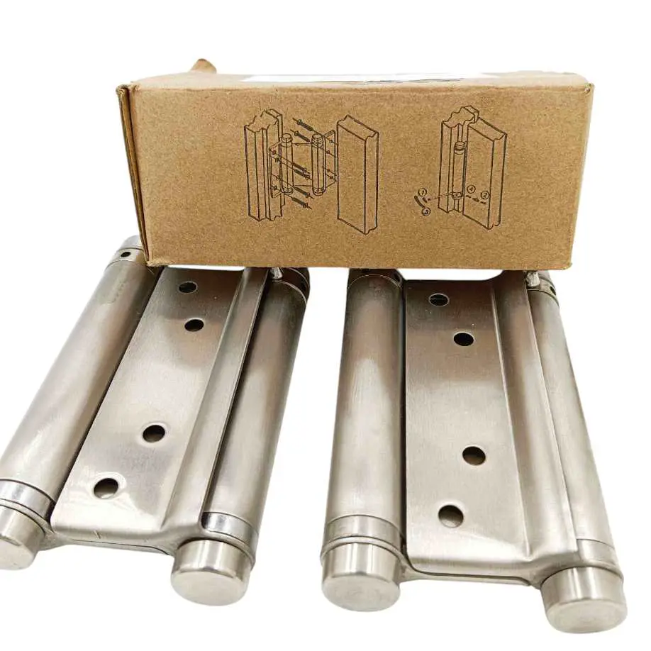 Spring door hinges both side open and automatic close hinges steel 4",5"(1138)