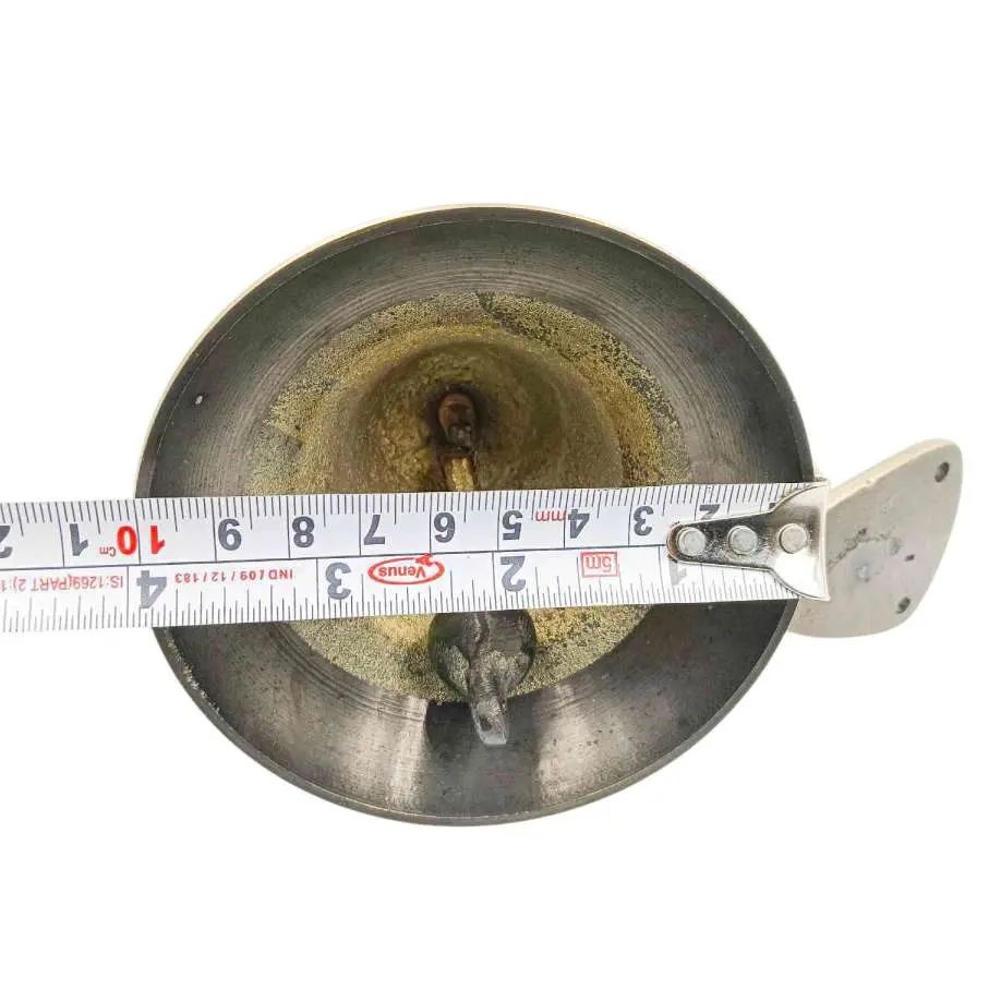 Bell brass Antique finish 7inch for mantap decorative bells (pack of 1pc)  door bell (1265)