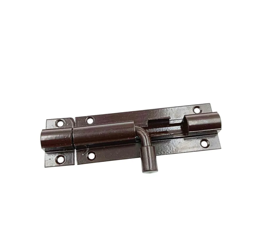 Door latch Aluminium tower bolt brown powder coated (1491)
