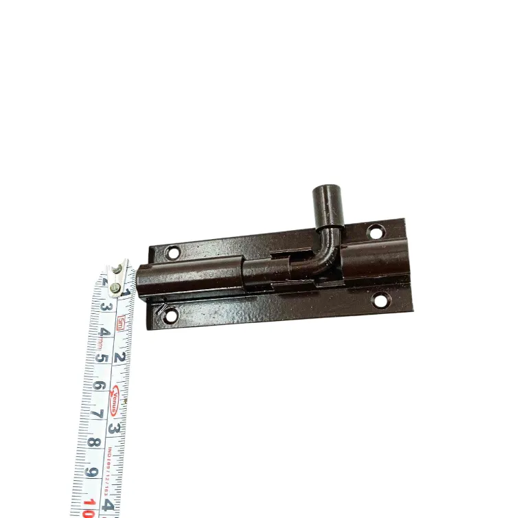 Door latch Aluminium tower bolt brown powder coated (1491)