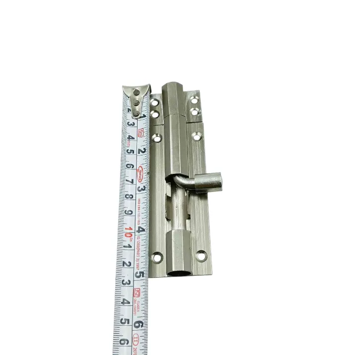 Aluminium tower bolt steel finish 2",2.5",3",4",6",8" door latch(1492)