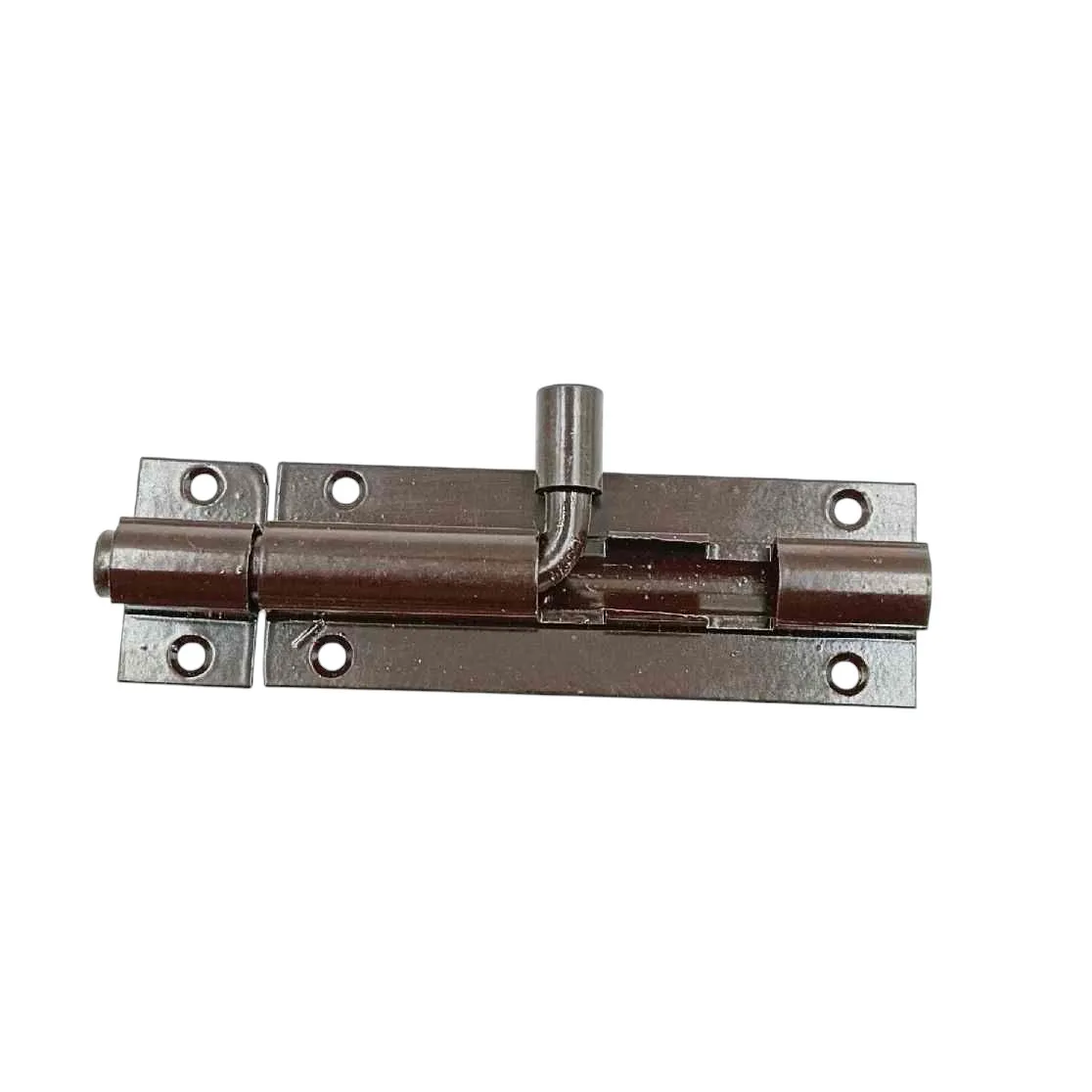 Door latch Aluminium tower bolt brown powder coated (1491)