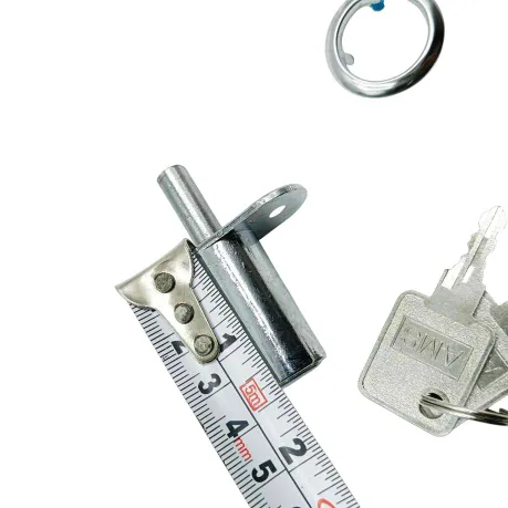 Center push lock for sliding wardrobe door 25mm,32mm double sliding door lock (1271)