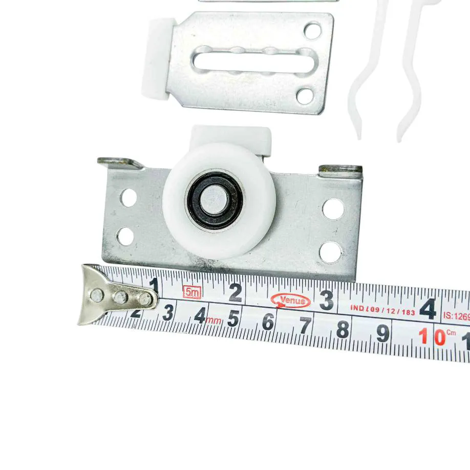 Sliding door roller furniture sliding wardrobe wheel 35mm (pack of 1 set of 2pc for 1door) (1215)