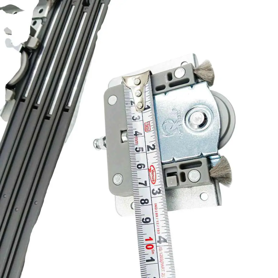 Full set Sliding wardrobe double slim track for 2doors 6,8,12 feet with 8pcs wheel and 4pc soft closer 1 year warrenty (1376)