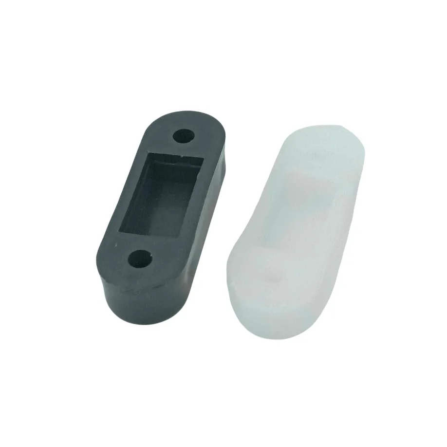 Bottom bush for furniture black/white pvc 45mm*16mm*10mm(1217)